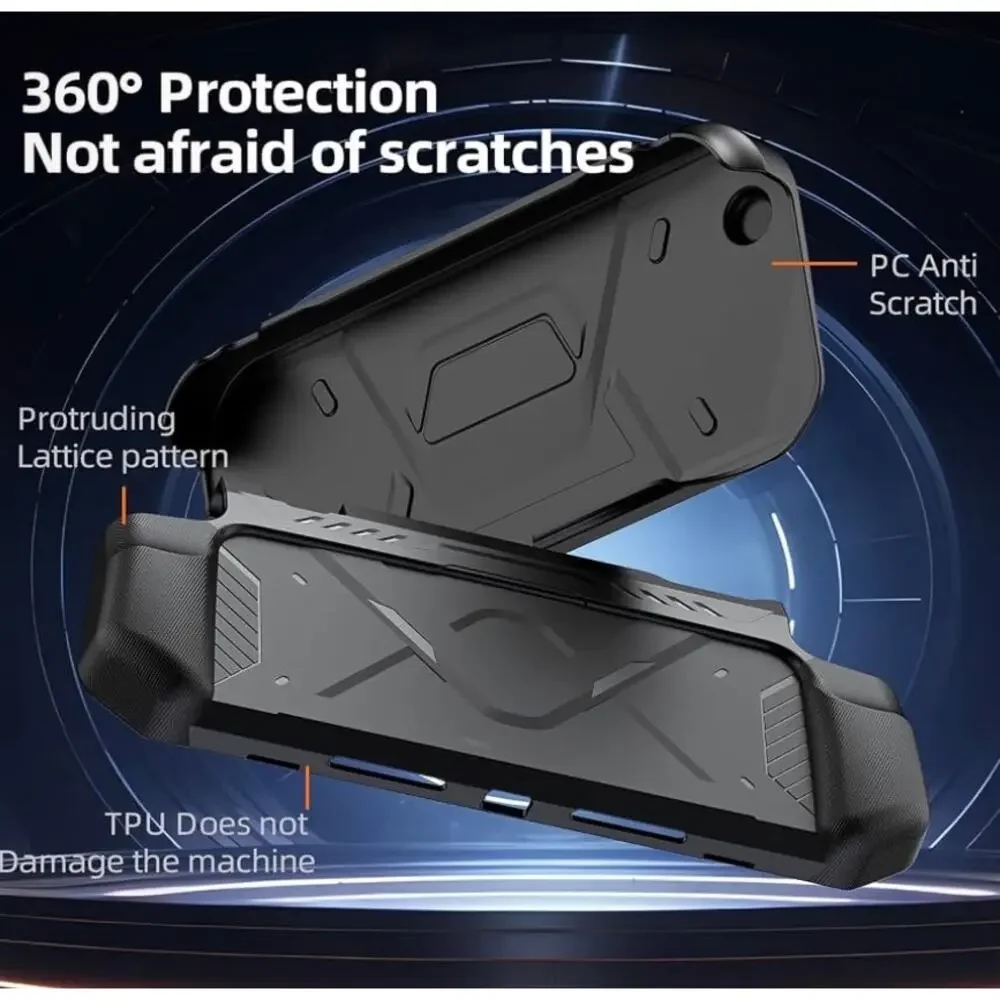 NIB Nintendo Switch 2 Shockproof Protective Grip Case Black 360° Cover